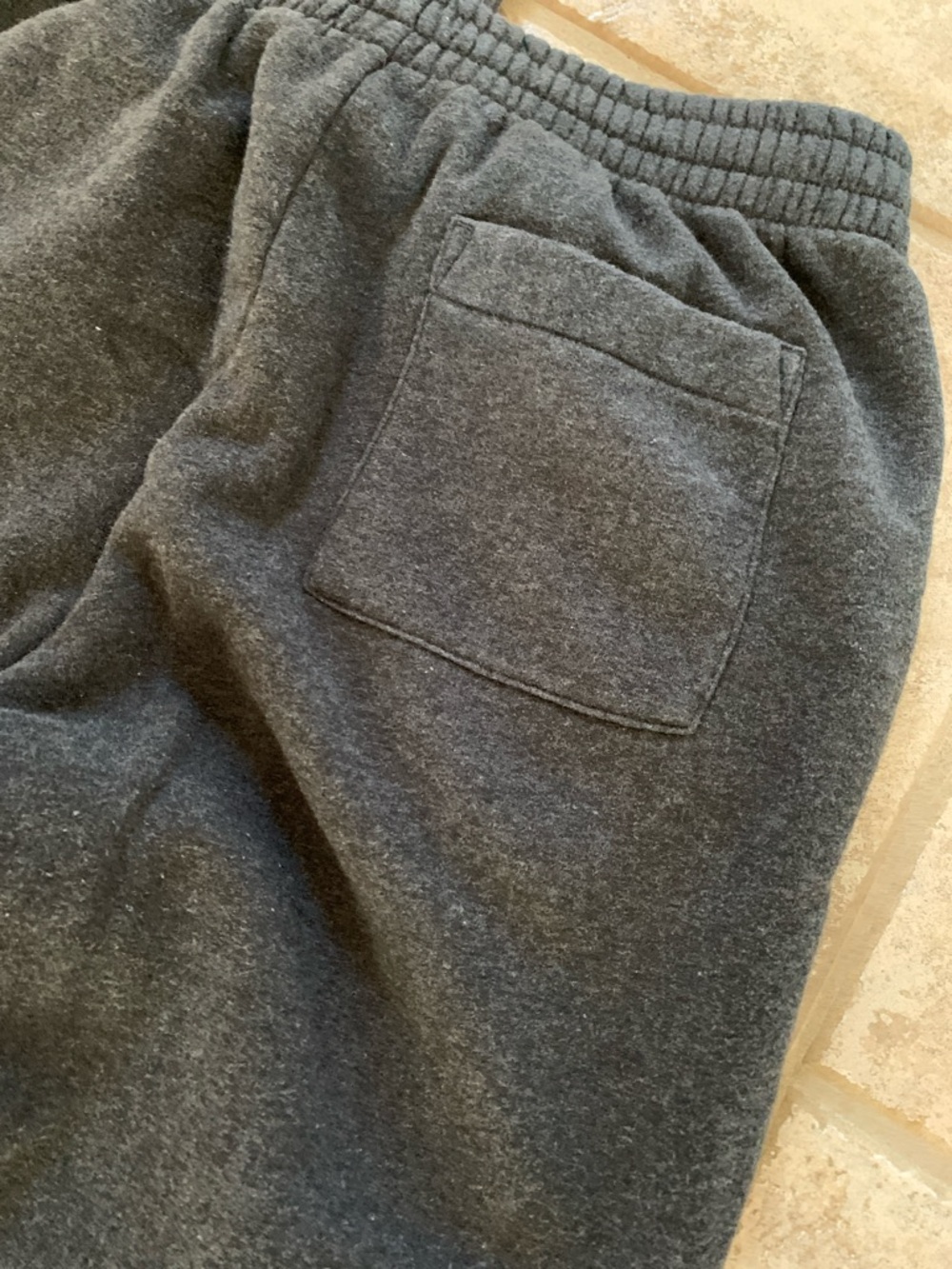 Men’s Frank and Oak Cozy Charcoal Sweatpants - Picture 2 of 2